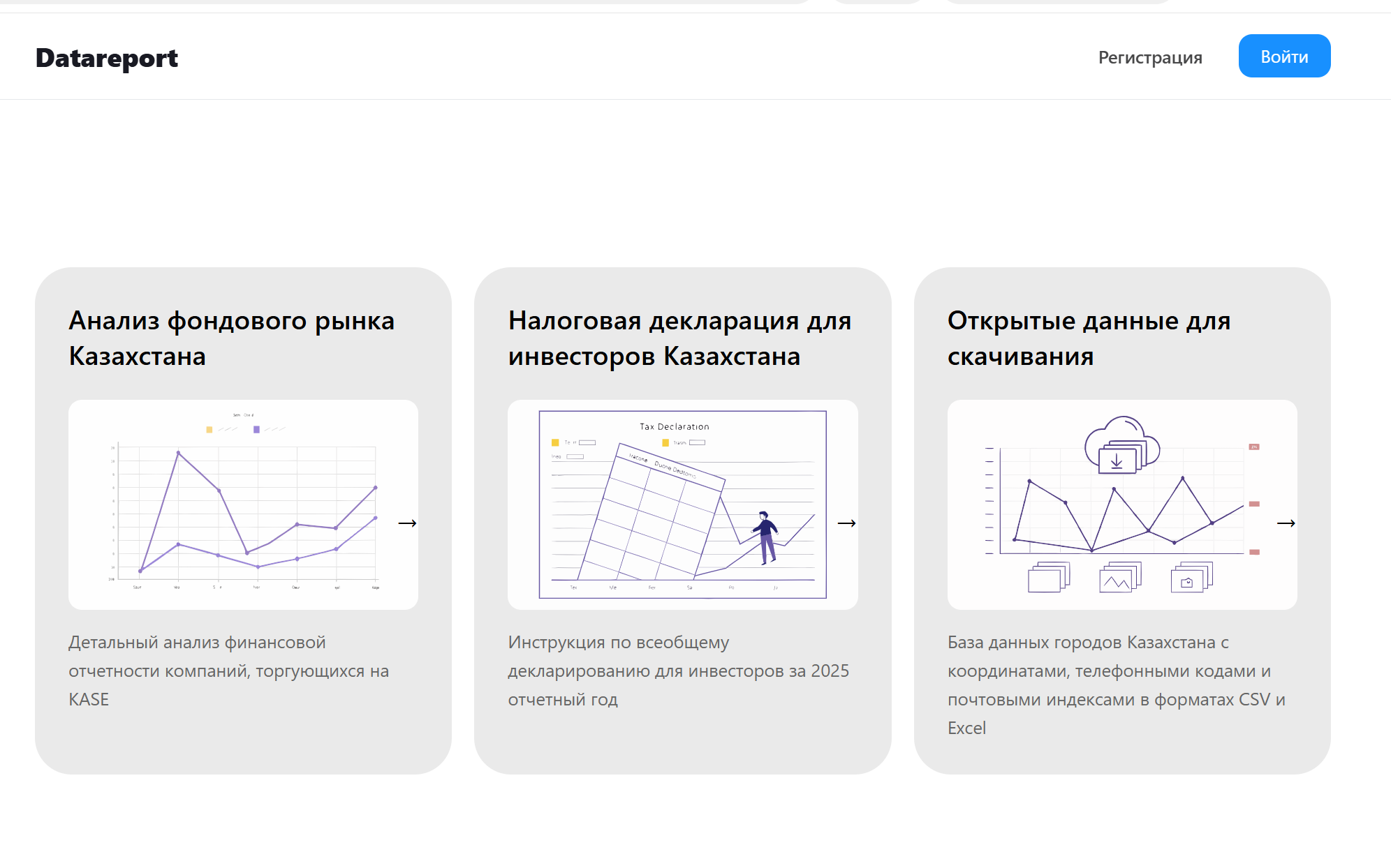DataReport - аналитическая платформа для фондового рынка